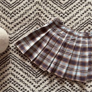 Brand New with tags F21 Light Blue Multi Mini Skirt